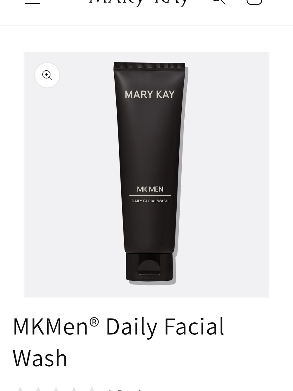 Mary Kay MK Men Daily Facial Wash - New No Box